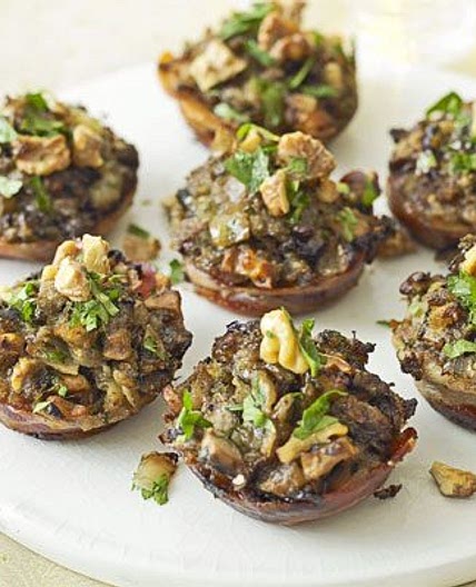 Chicken liver & mushroom nests