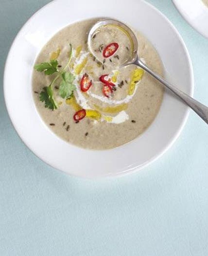 Spiced parsnip soup
