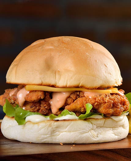 Homemade Zinger Burger