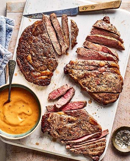 Air fryer steak