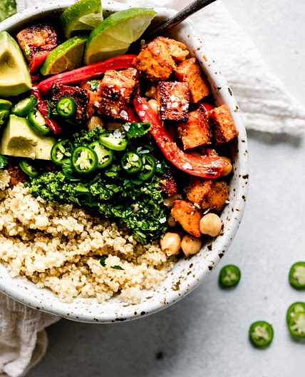 Sweet Potato & Chickpea Buddha Bowl