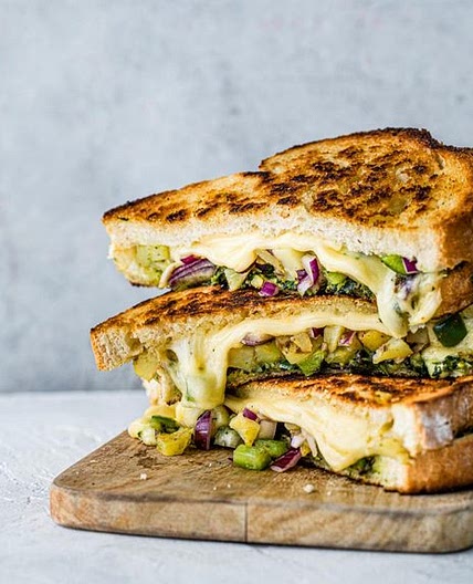 Bombay chilli cheese toastie