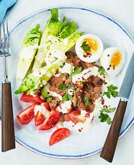 Egyptian egg salad