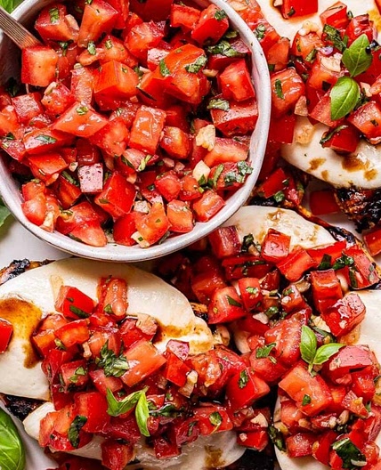 Grilled Bruschetta Chicken