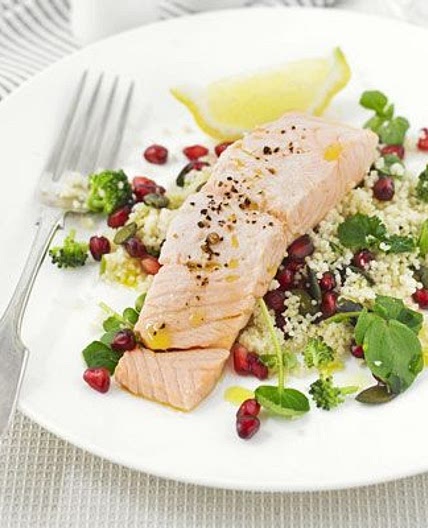 Superhealthy salmon salad