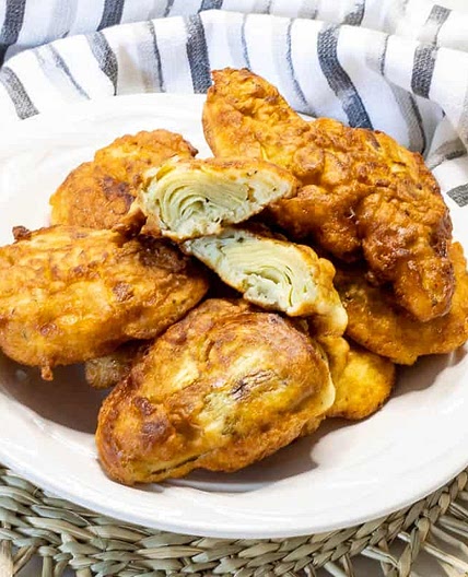 Sicilian Fried Artichokes Hearts in Pastella
