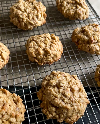 Orange Coconut Oatmeal Cookies