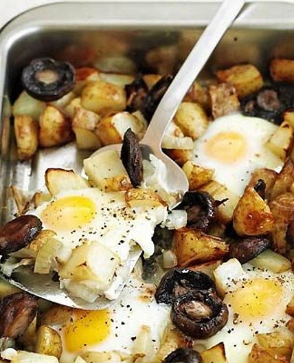 Healthy egg & chips