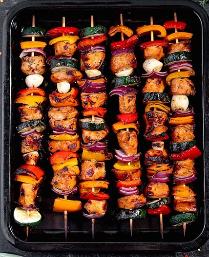 Chicken Skewers (With Chicken Kabob Marinade)