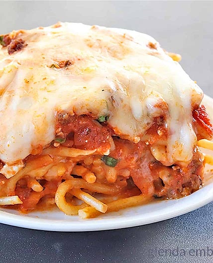 Easy Baked Spaghetti