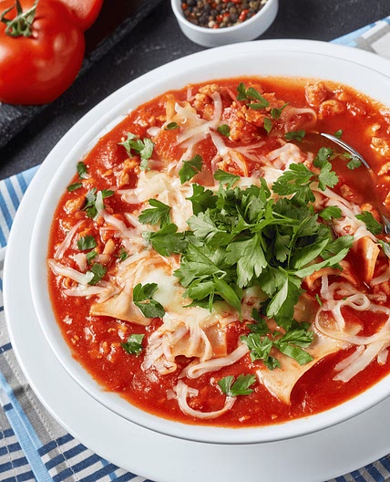 Easy Healthy Lasagna Soup