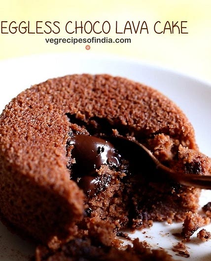 Lava Cake | Chocolate Lava Cake (Eggless)