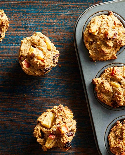 Mini Apple-Raisin Muffins