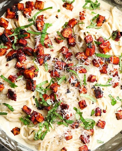 Creamy Vegan Carbonara