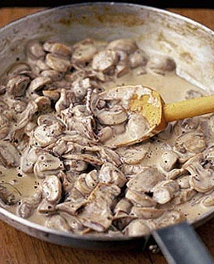 Creamy mushrooms