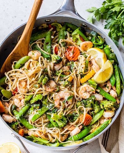 Garlic Shrimp Pasta