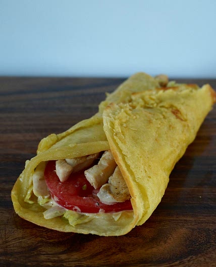 Chicken cheese wrap