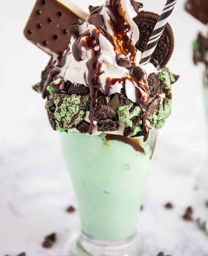 Crazy Mint Chocolate Shake