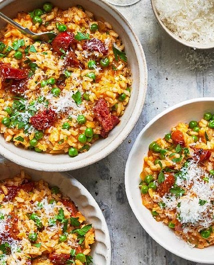 Chorizo risotto
