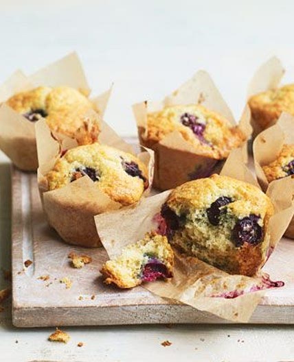 Easy blueberry muffins