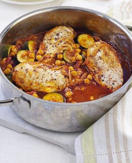 One-pot harissa chicken