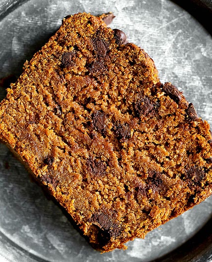 Vegan Pumpkin Chocolate Chip Bread