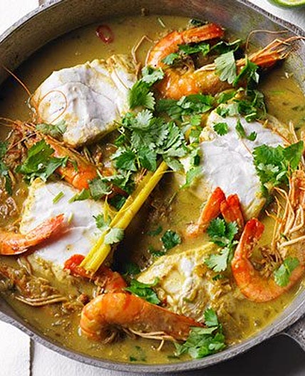 Coconut fish curry