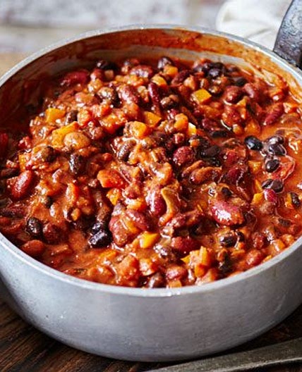 Double bean & roasted pepper chilli