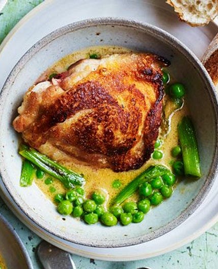 Slow cooker honey mustard chicken thighs