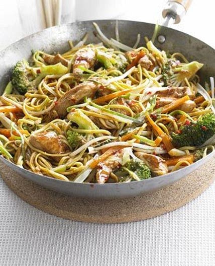 Quick chicken chow mein