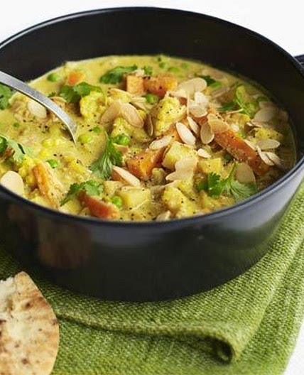 Creamy veggie korma