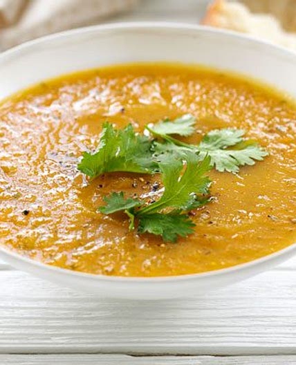 Soup maker carrot and coriander soup