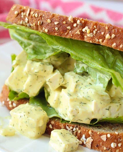 Easy vegan egg salad sandwich