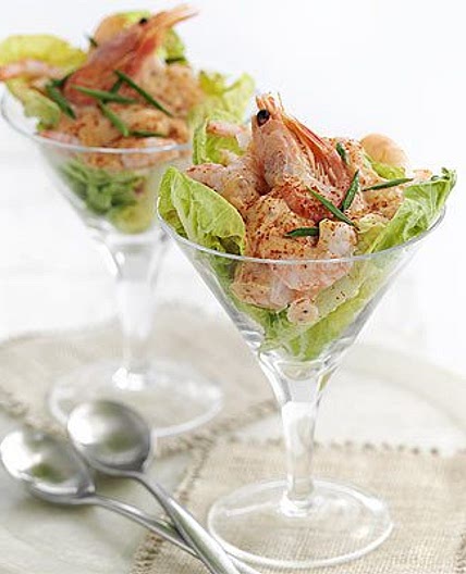 Classic prawn cocktail
