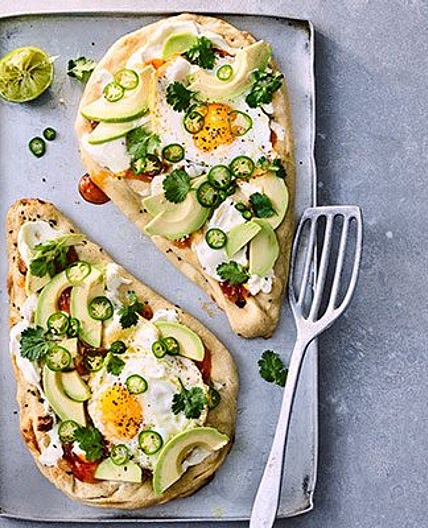 Breakfast naans