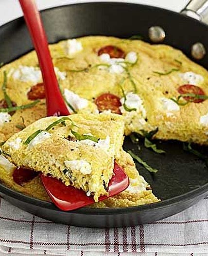 Summer soufflé omelette