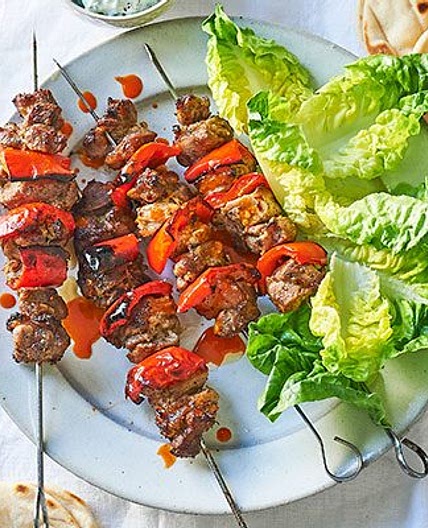 Pork souvlaki