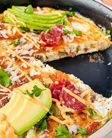 Salami and Egg Frittata