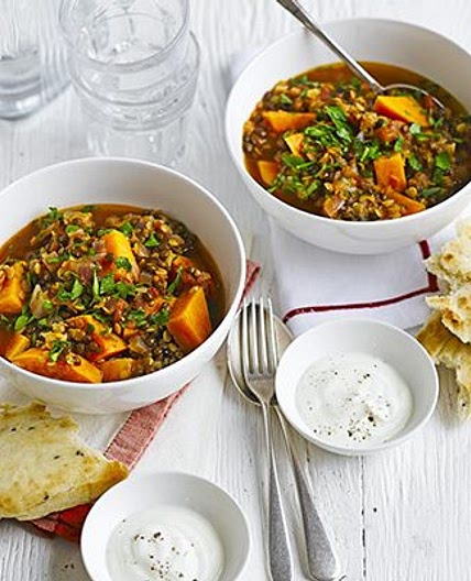 Lentil & sweet potato curry
