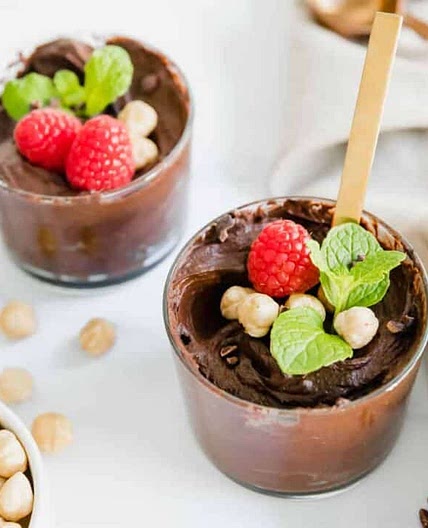 Healthy Keto Avocado Chocolate Mousse