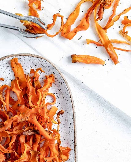 Baked Carrot Fries/Chips