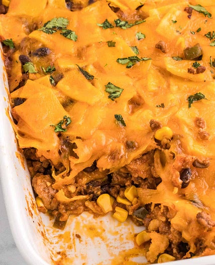 Beef Enchilada Casserole