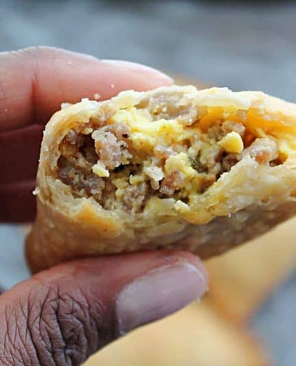 Air Fryer Breakfast Pockets