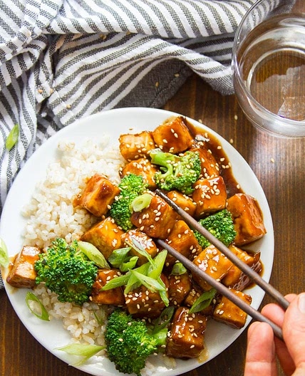 Crispy Baked Teriyaki Tofu