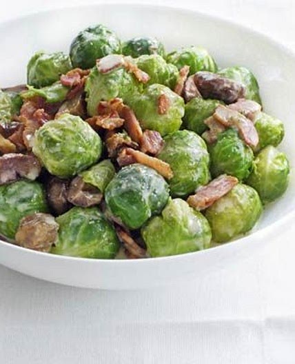Creamed sprouts