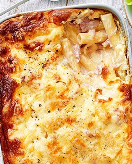 Soufflé mac ’n’ cheese