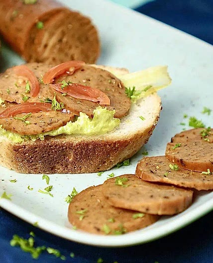 Smoky Vegan Salami