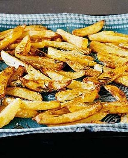 Chunky oven chips