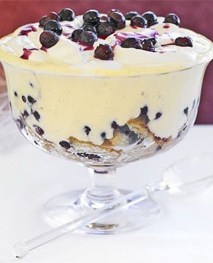 The ultimate makeover: Blueberry trifle