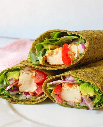 Easy tofu wrap
